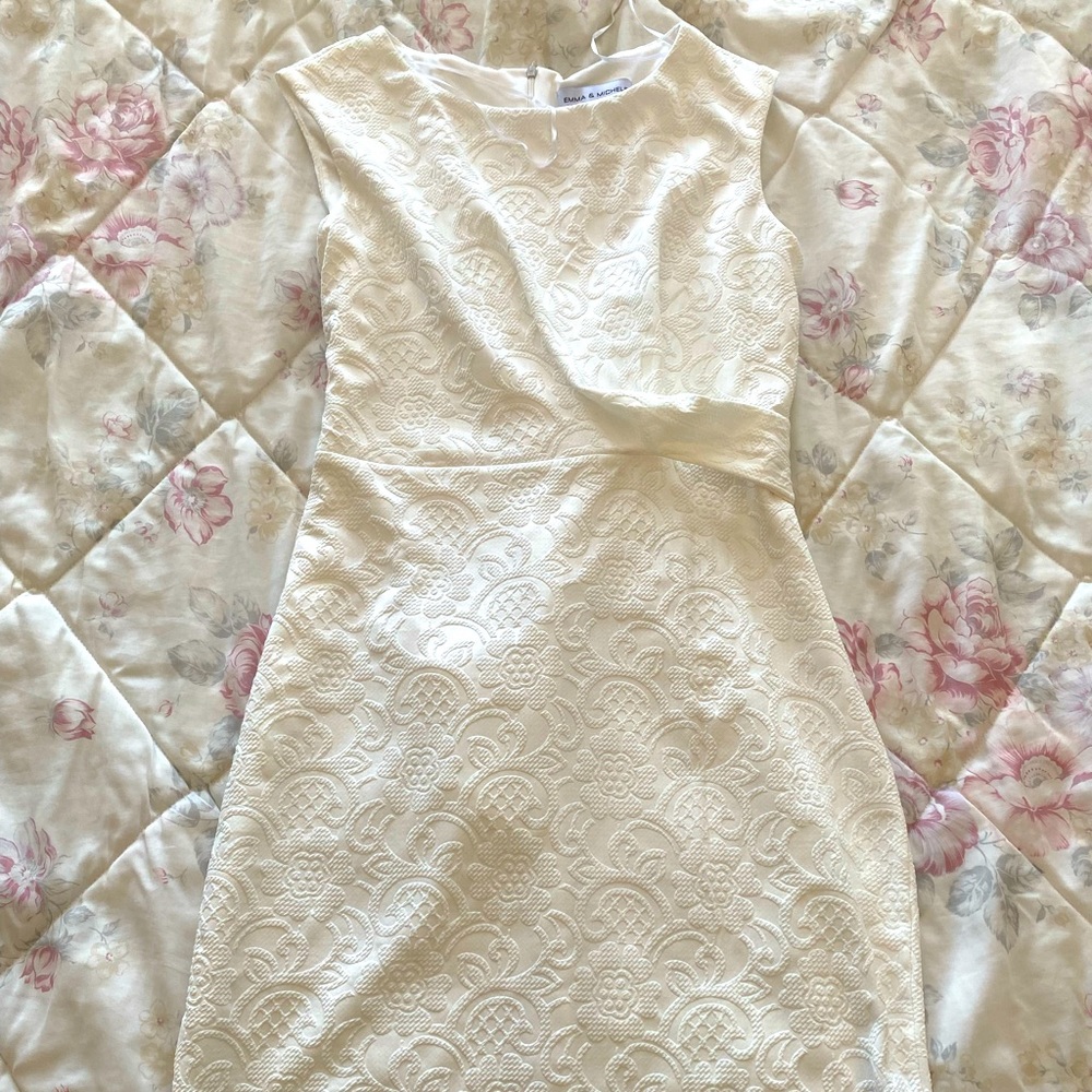 White lace dress